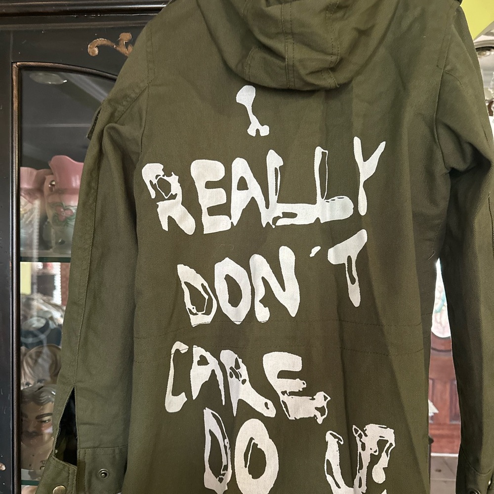I Don’t Really Care Do You Melania Trump Jacket XS